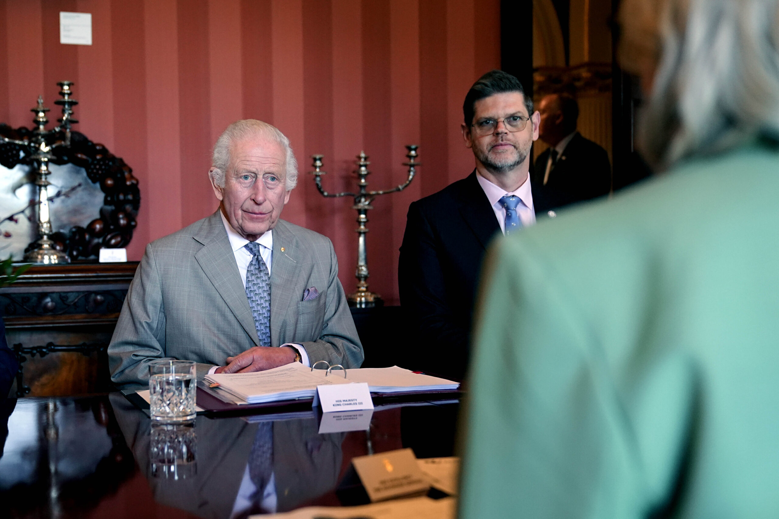 King Charles attends the Sustainable Markets Initiative discussion&nbsp;&nbsp;