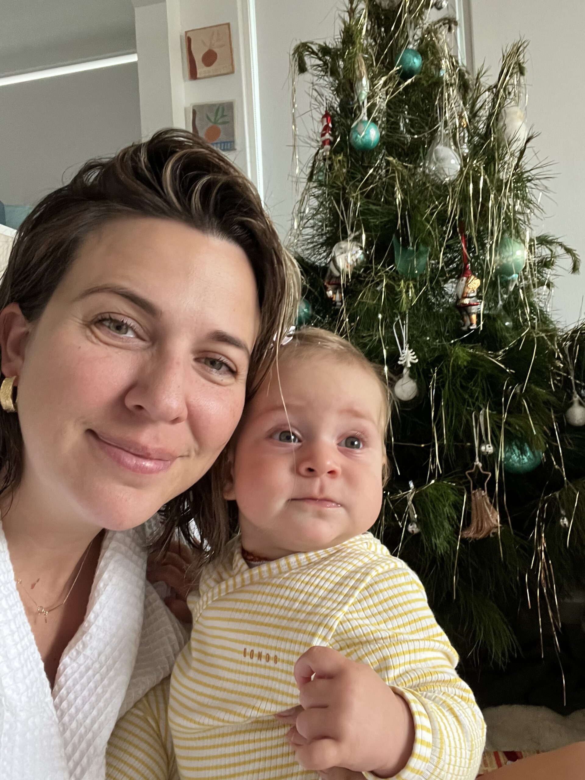 Sammy Jakubiak and baby