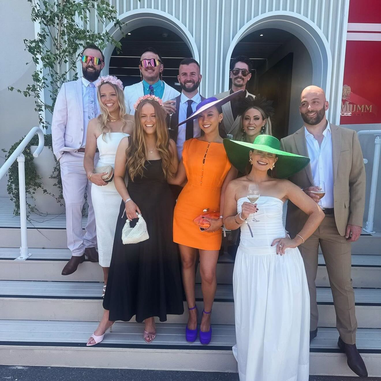 The Block 2024 Cast at Melbourne Cup