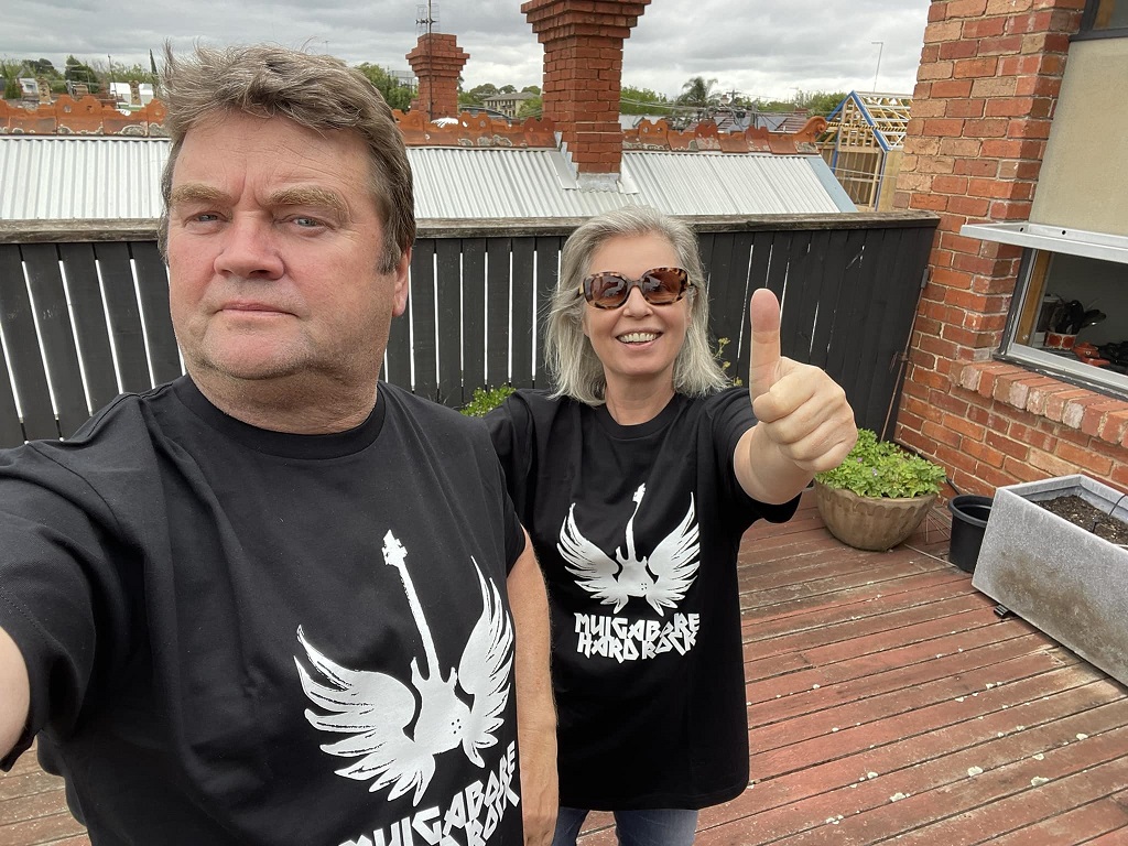 Gina Riley and husband Rick McKenna