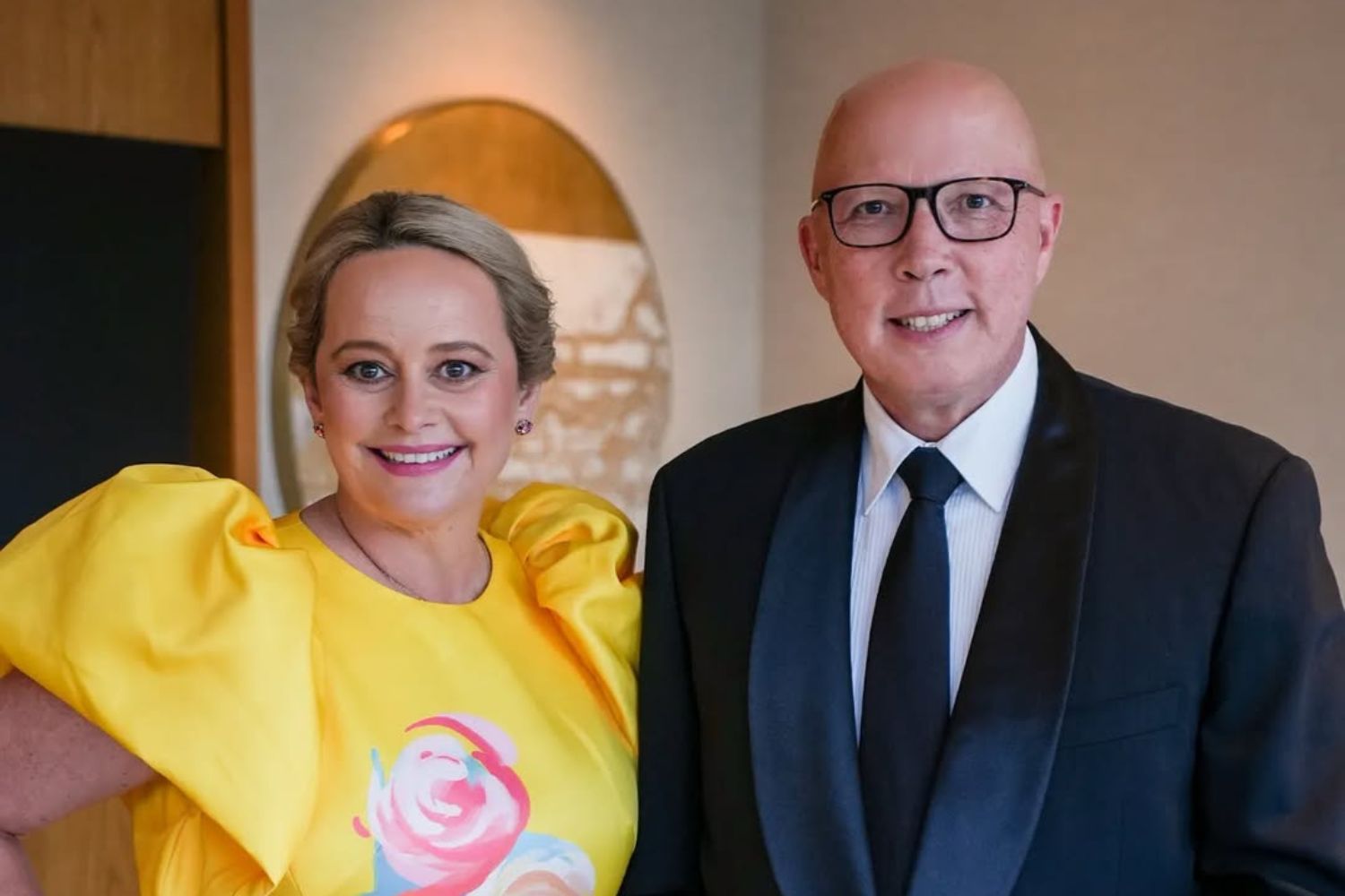 Kirilly Dutton and Peter Dutton