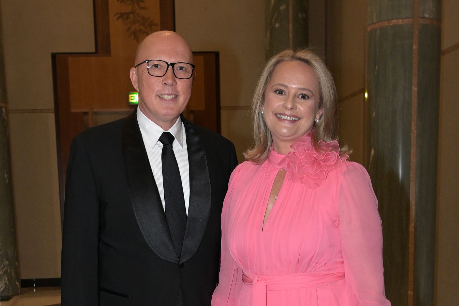 Kirilly Dutton and Peter Dutton