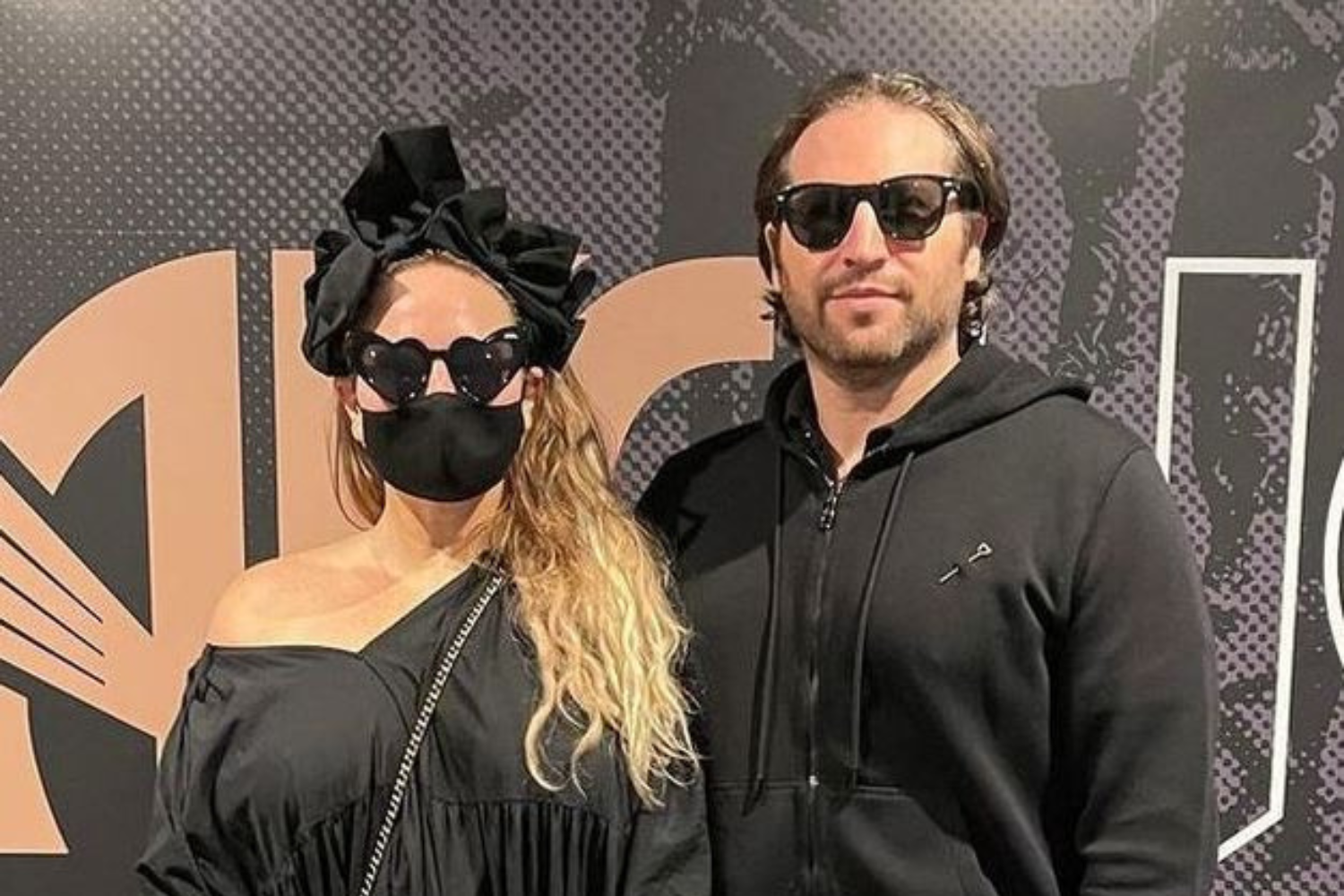 Sia with ex-husband Dan Bernard 