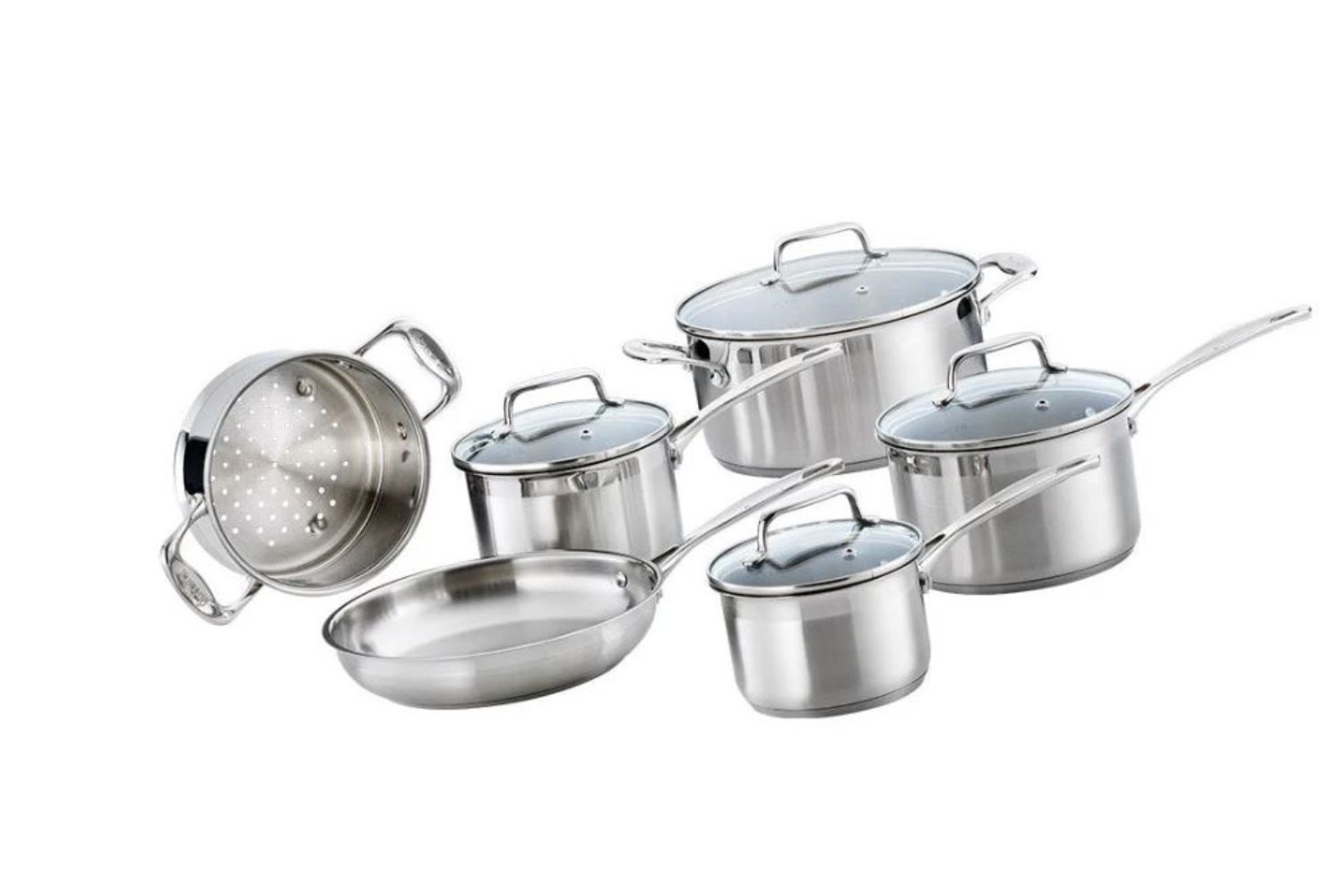 Baccarat iconiX 6 Piece Stainless Steel Cookware Set