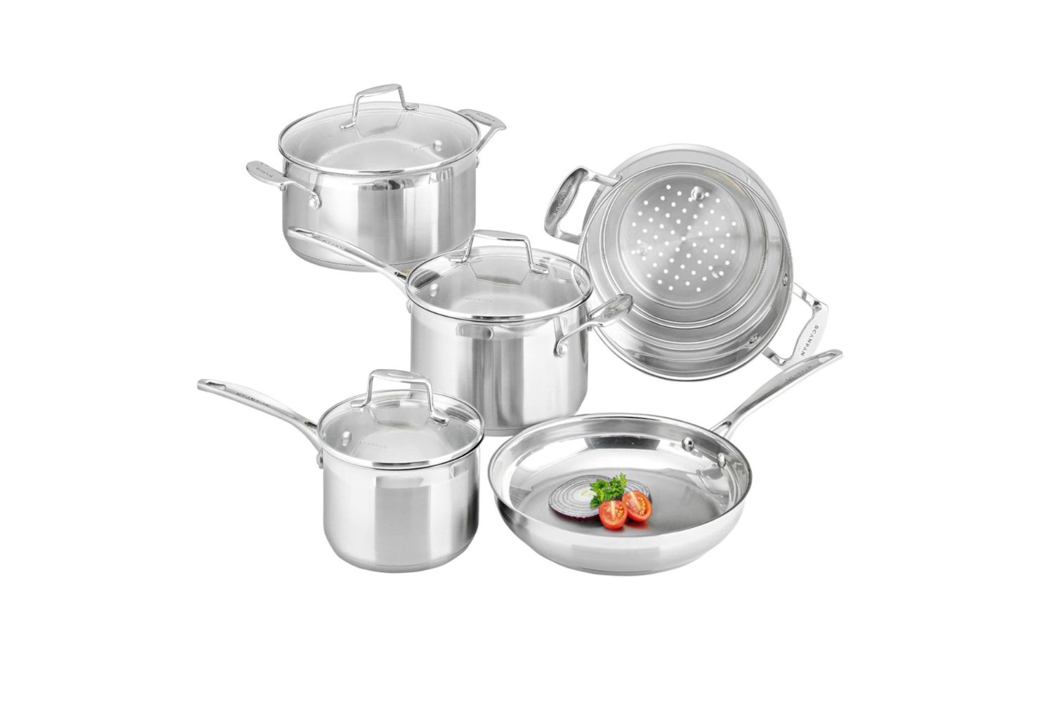 Scanpan Impact 5 piece Stainless Steel Cookware Set
