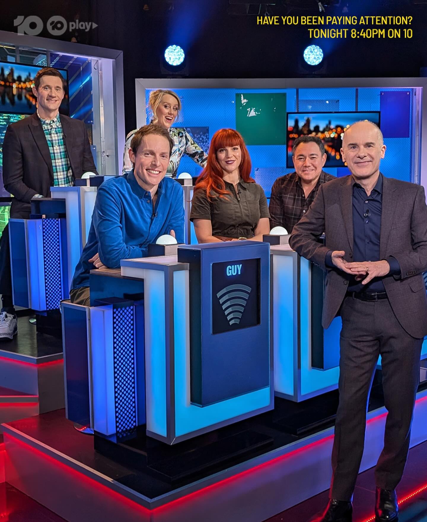 Bron Lewis Ed Kavalee Sam Pang Claire Hooper Tom Gleisner Guy Montgomery Have You Been Paying Attention?