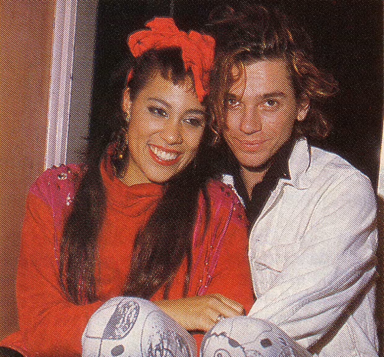 Kate Ceberano and MIchael Hutchence together in the '80s