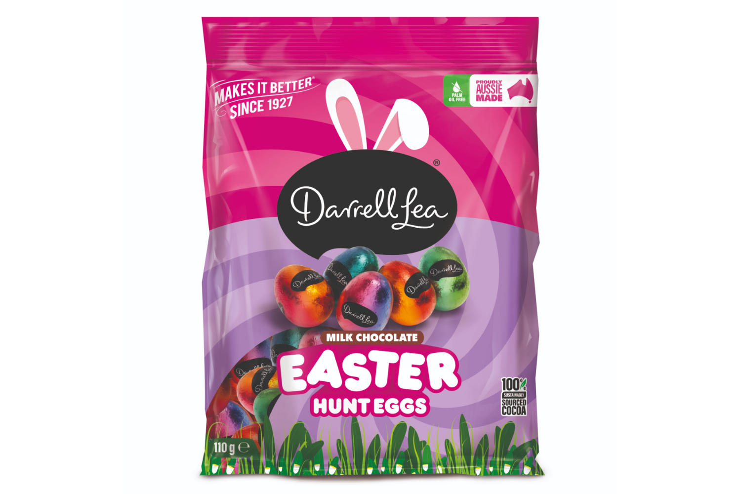 Darrell Lea Milk Foiled Solid Eggs