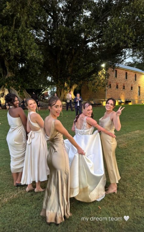 Sophie Delezio wedding bridesmaids 