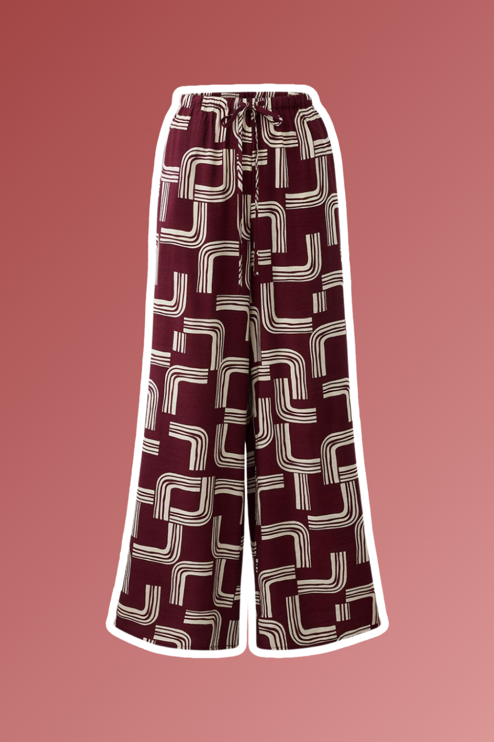 big w printed pants