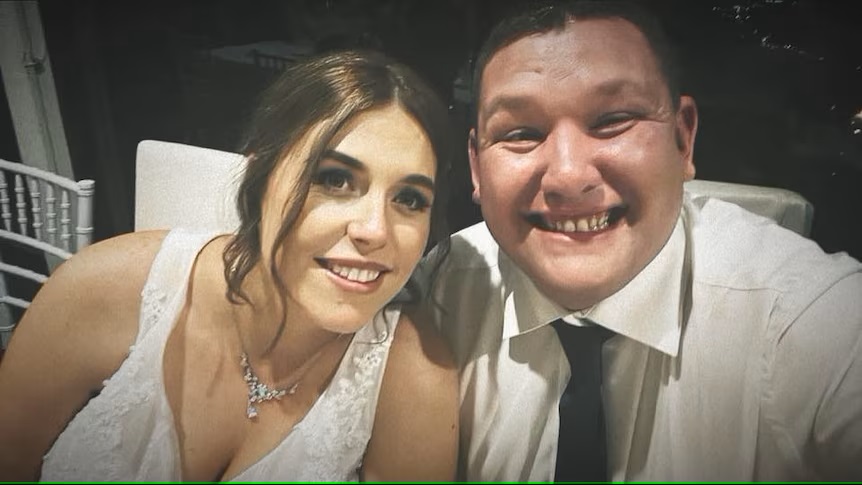 Steven with his new wife Madison