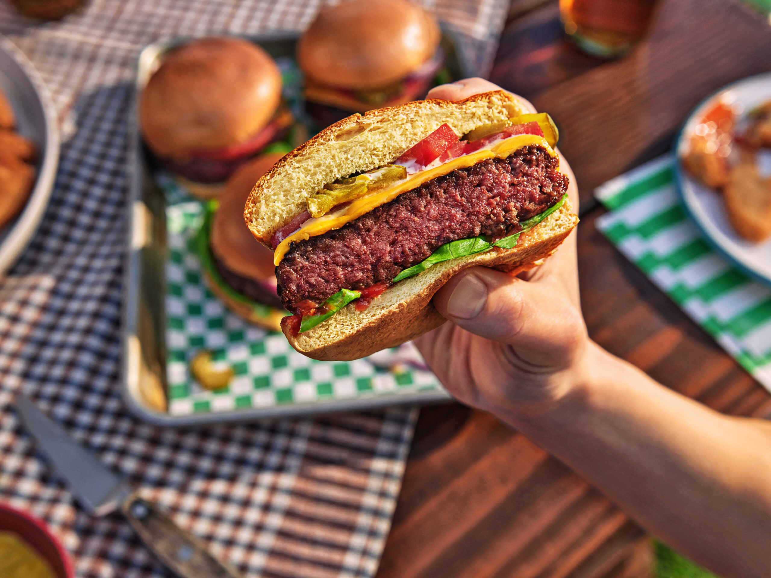Impossible Foods burger  meat-free patty 