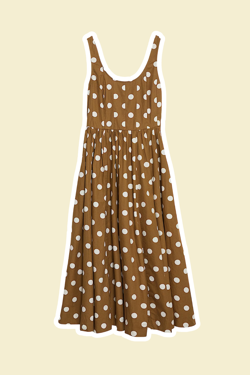 marks and spencer polka dot midi dress