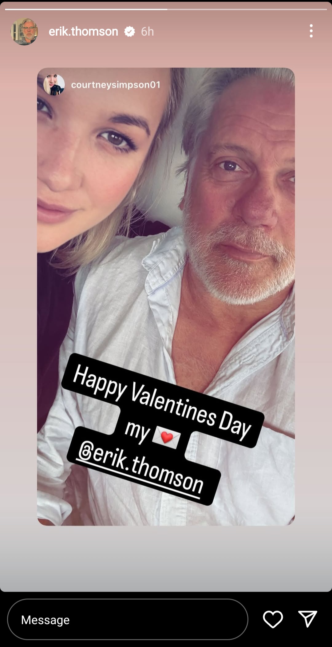 erik thomson instagram story