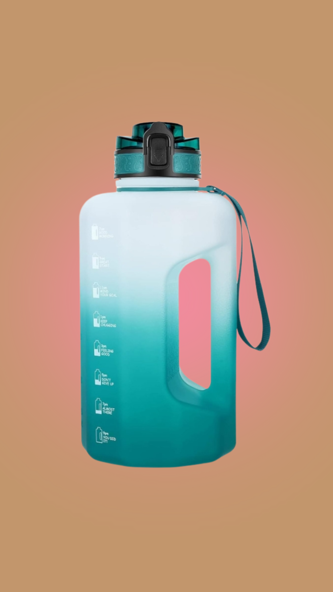 Motivational water bottle