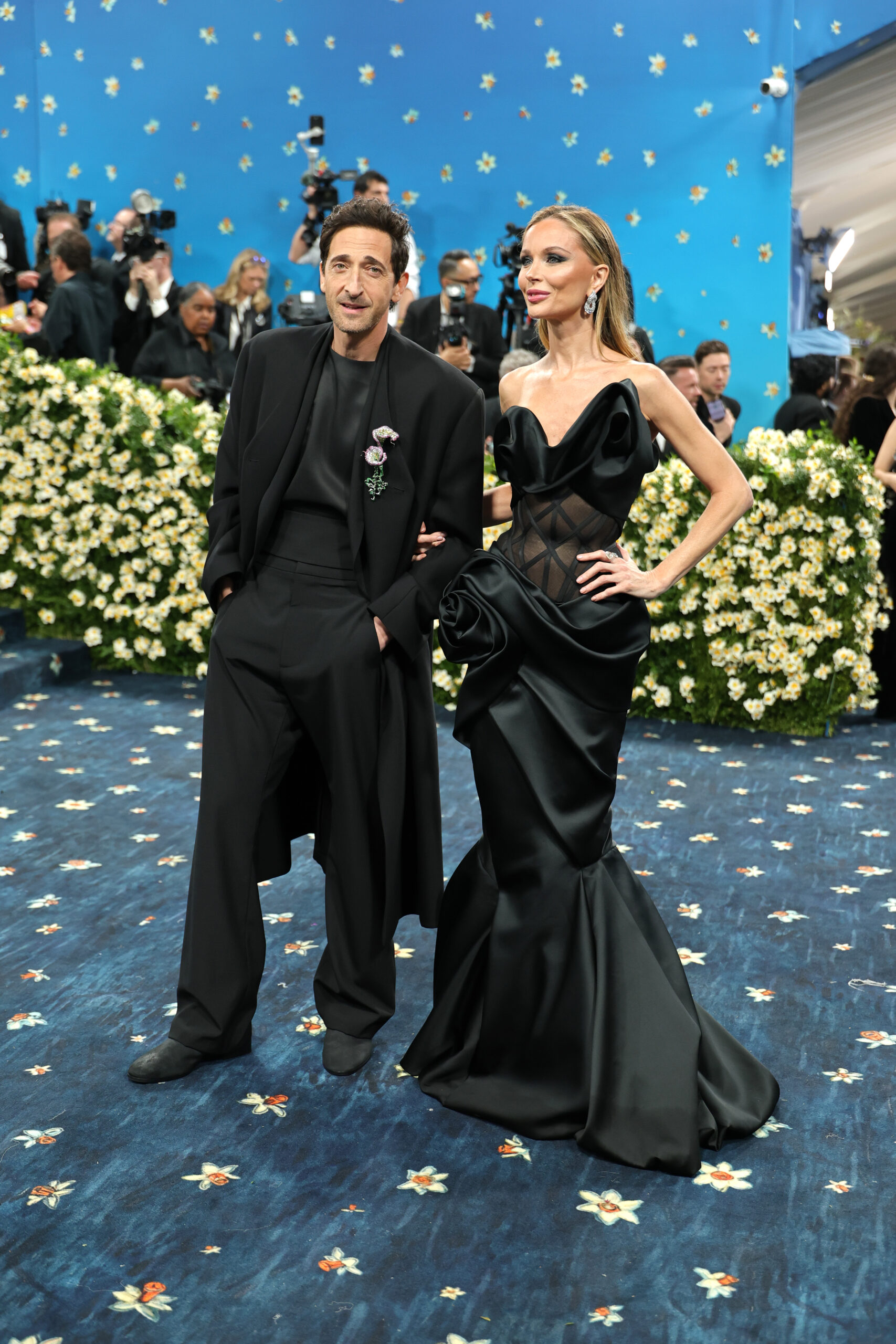 Adrien Brody and Georgina Chapman