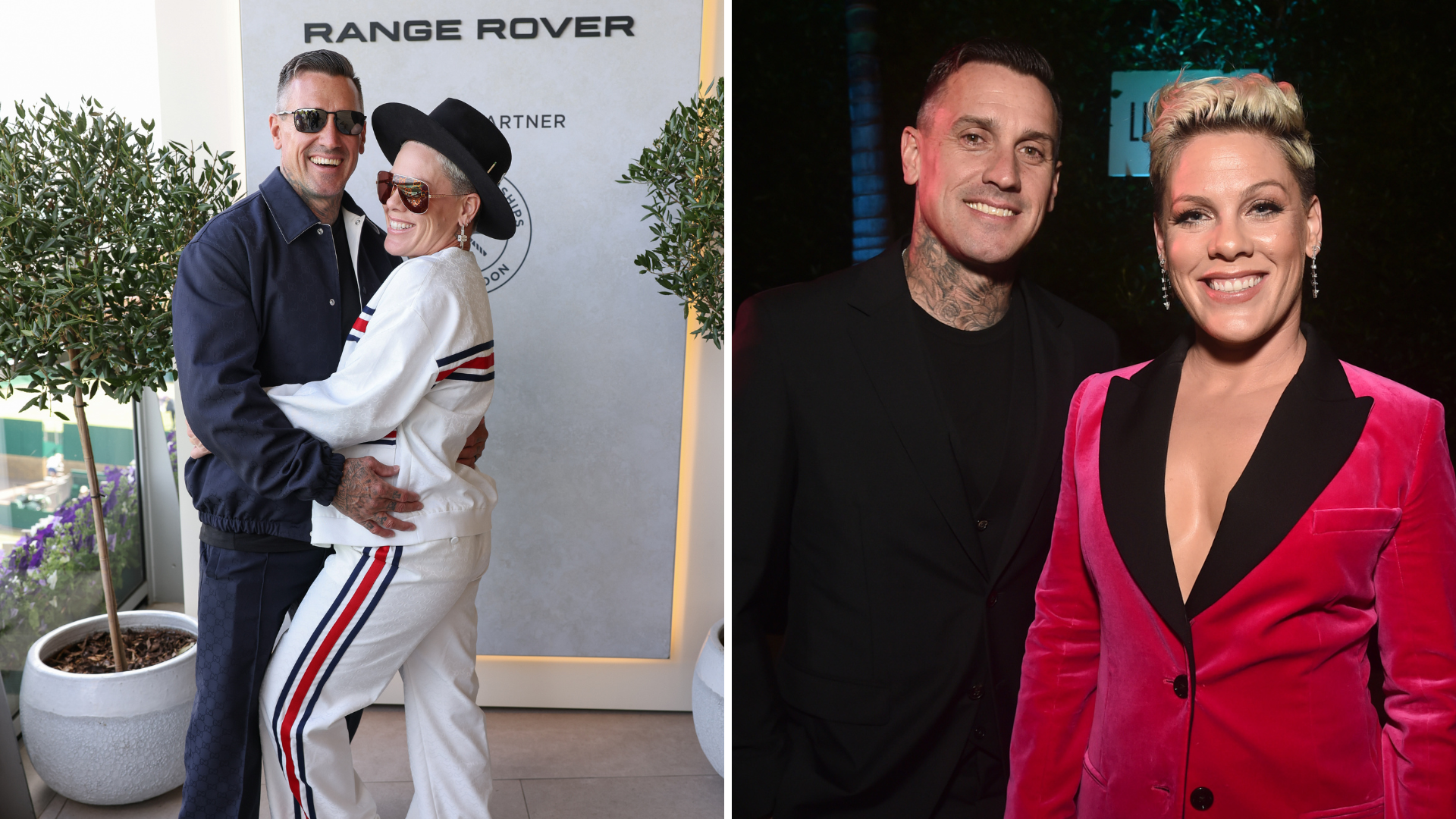Pink hits back at claims she has split from husband Carey Hart