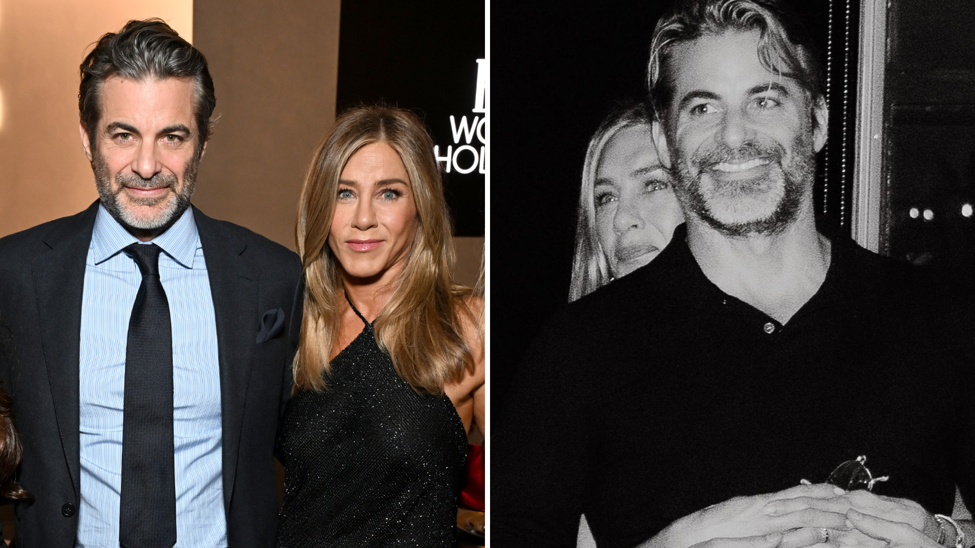 Jennifer Aniston cosies up to her boyfriend Jim Curtis in rare snap