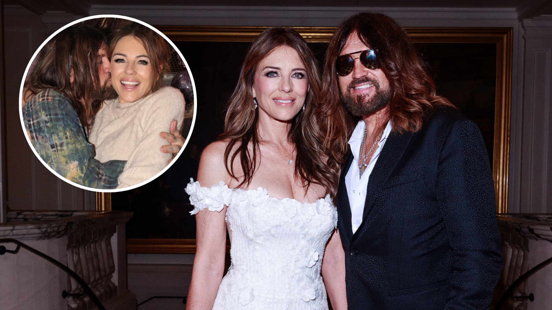 Is Elizabeth Hurley already married? Her all-white wardrobe has everyone talking