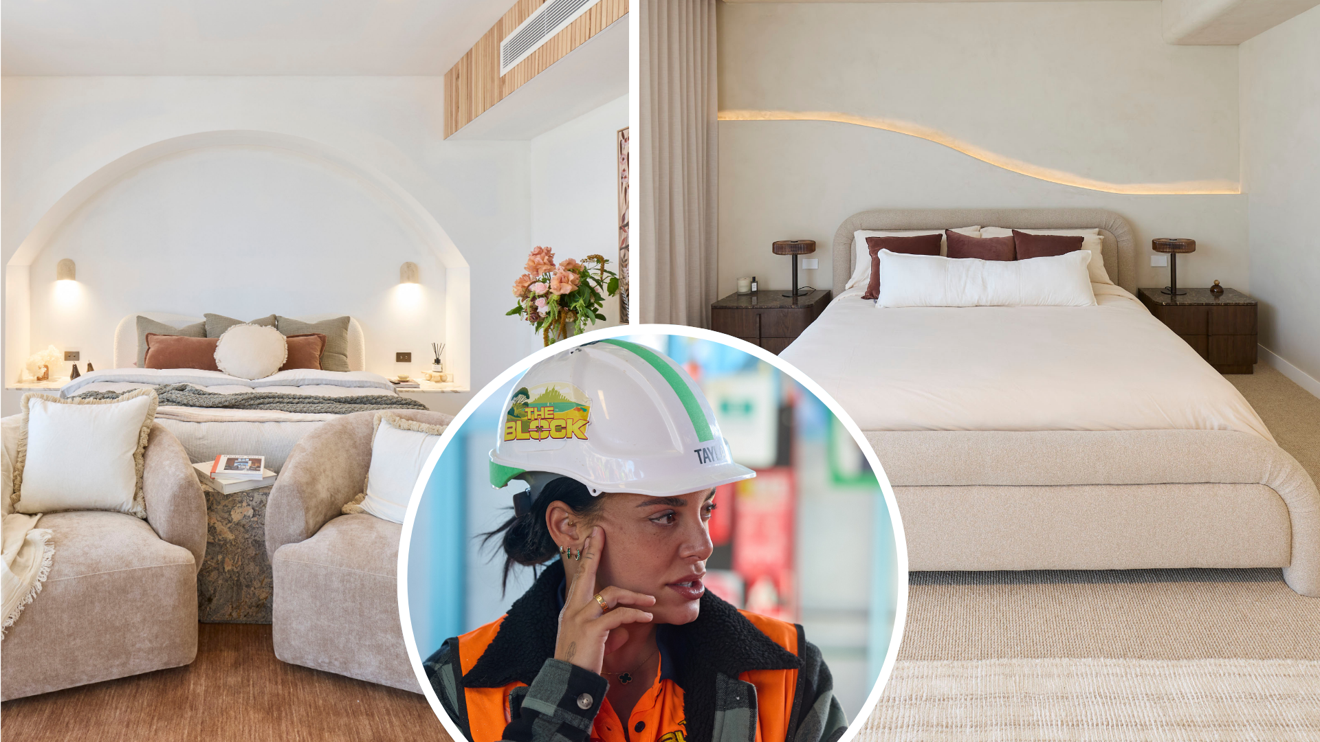 The Block 2026 Week 3 Main Bedroom and Walk-In Robe reveals: Tour every room