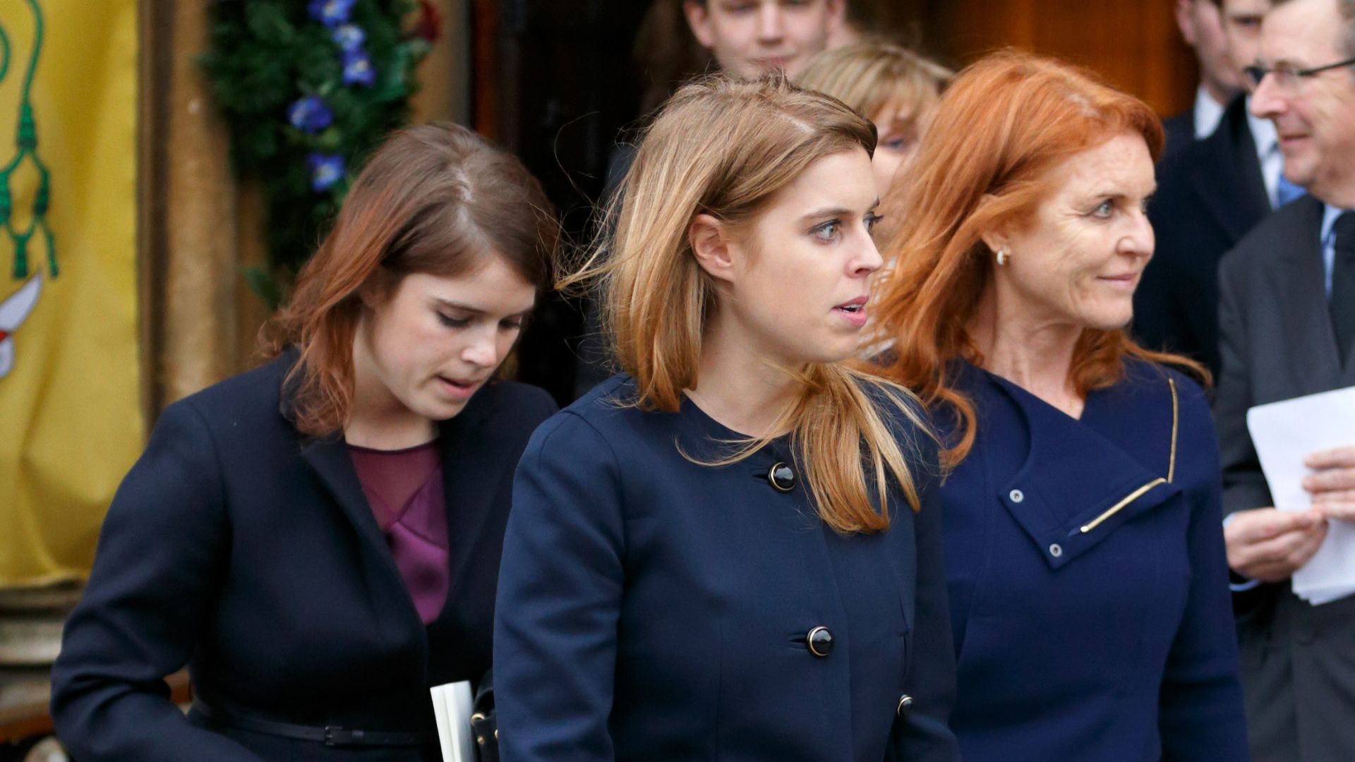 Sarah reunites with Beatrice and Eugenie in shock appearance in the UK