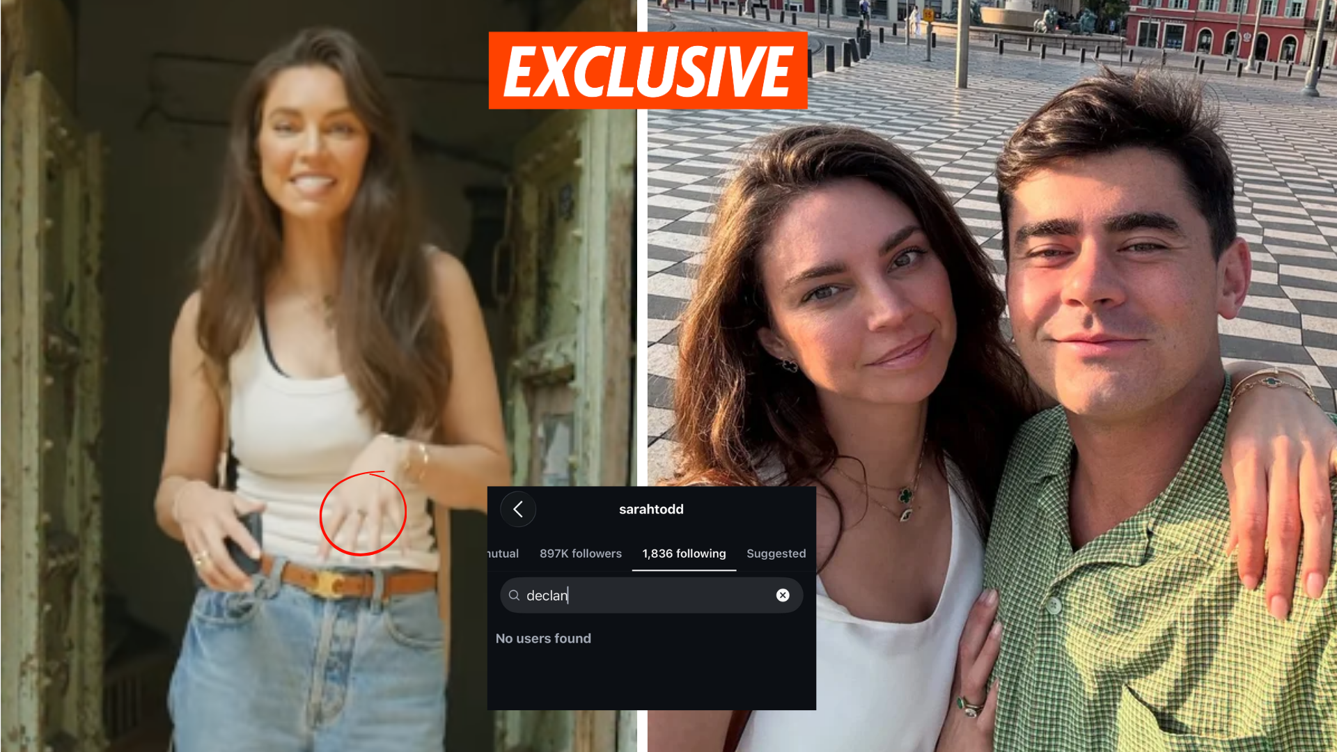 The ring is off! Sarah Todd unfollows Declan Cleary amid split rumours