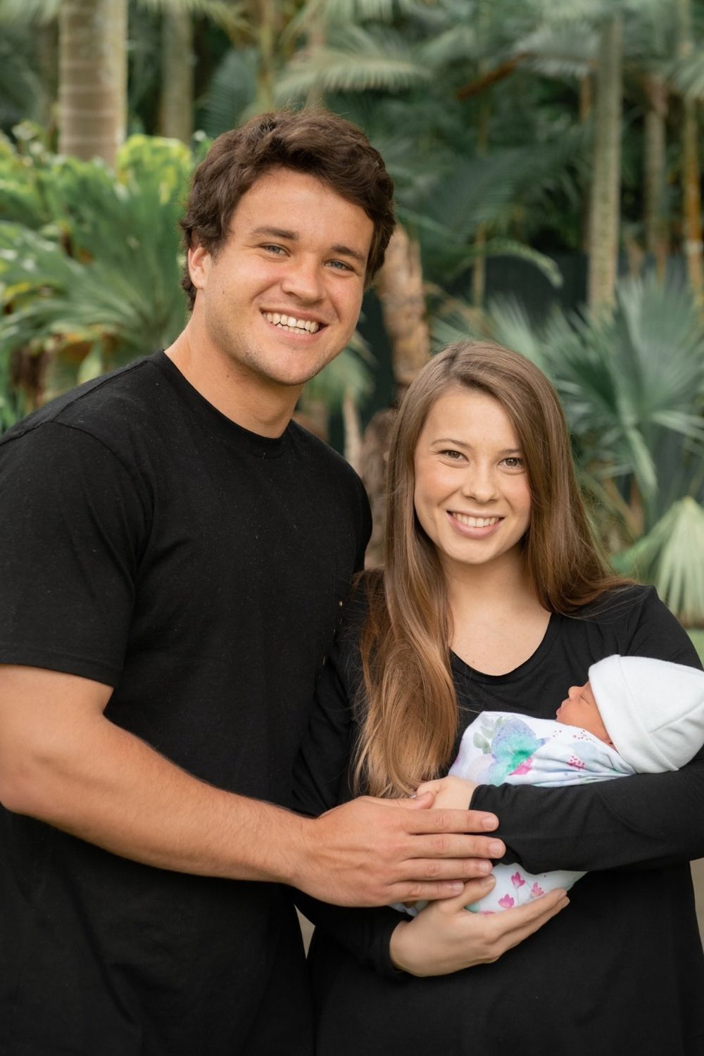 Chandler Powell matches with daughter Grace in adorable khakis uniform