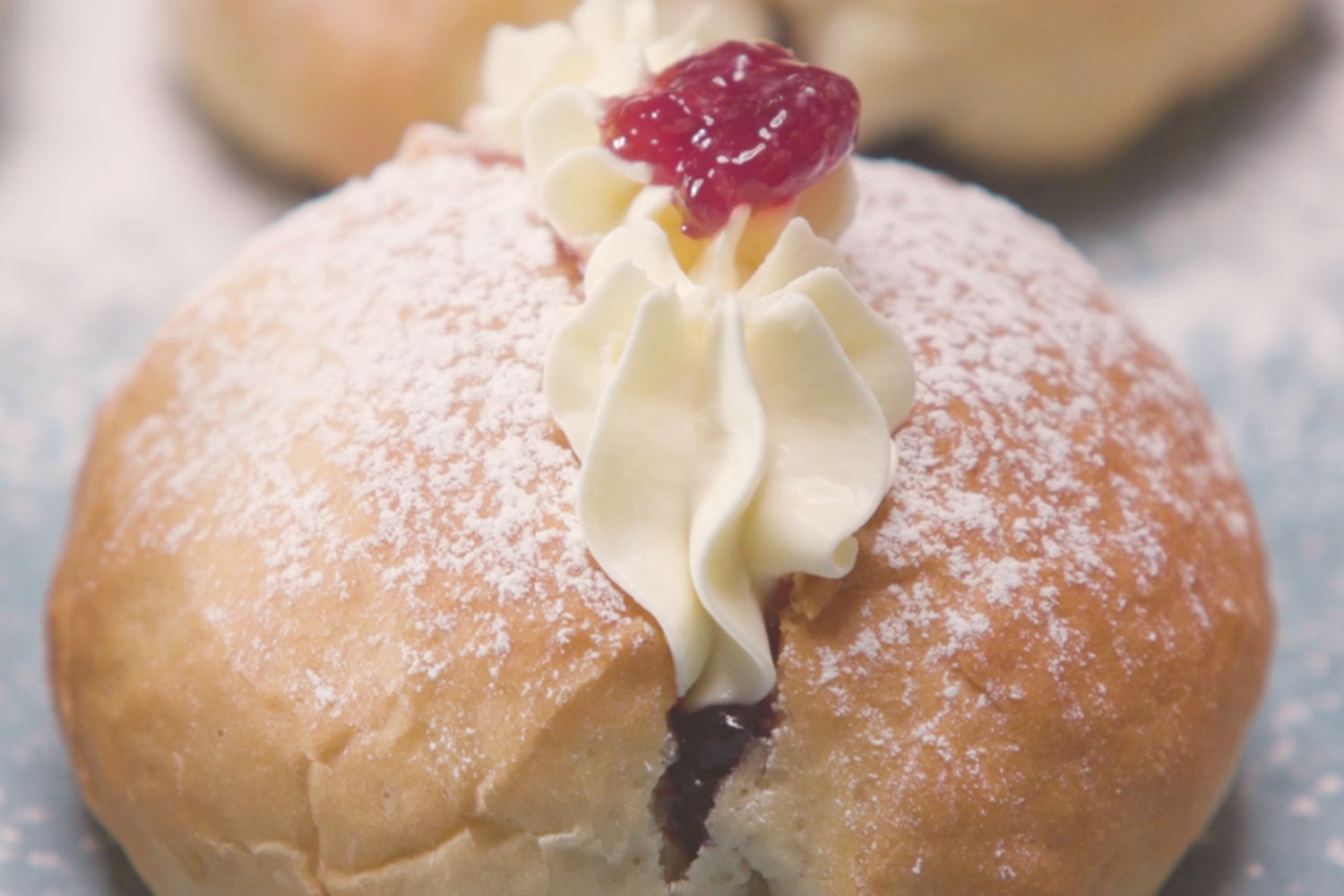 Bring back beloved childhood memories by making these easy cream buns
