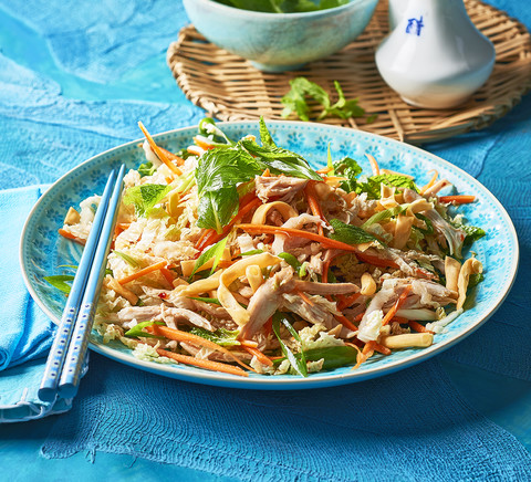 Asian Chicken and Crunchy Noodle Salad