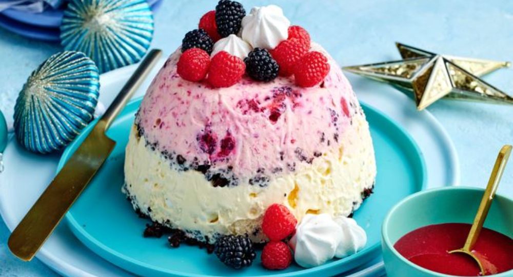 Berry Brownie IceCream Bombe Recipe New Idea