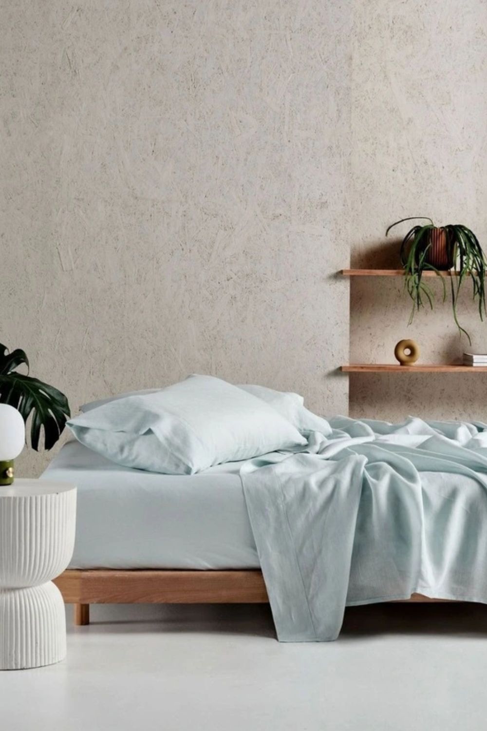 Linen House Nimes Sheet Set In Sky