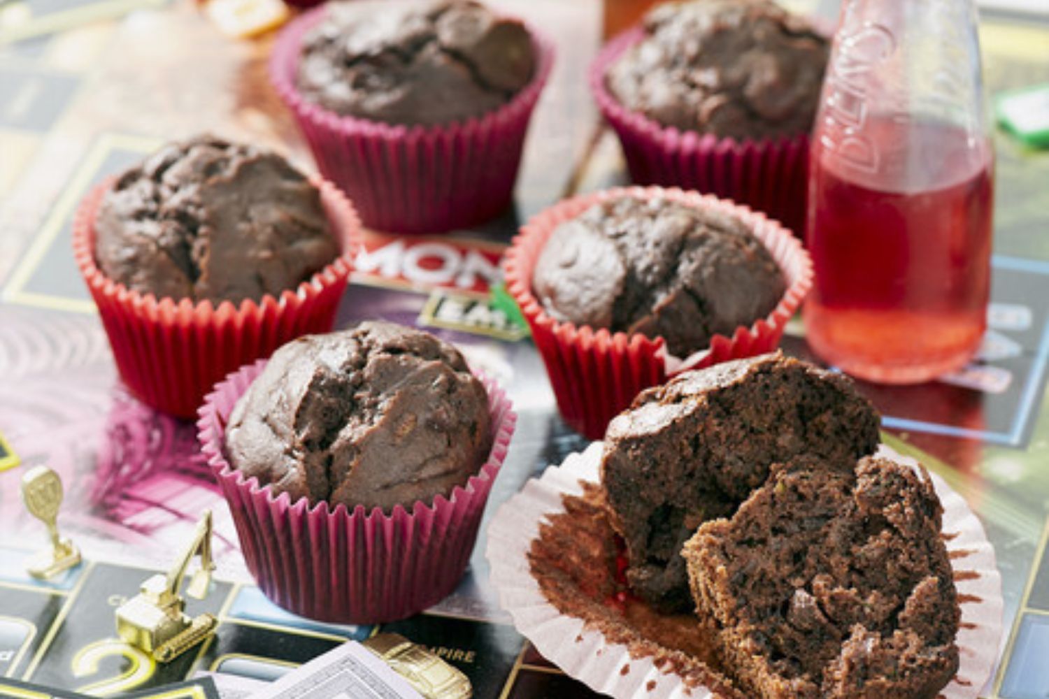 chocolate-zucchini-muffins