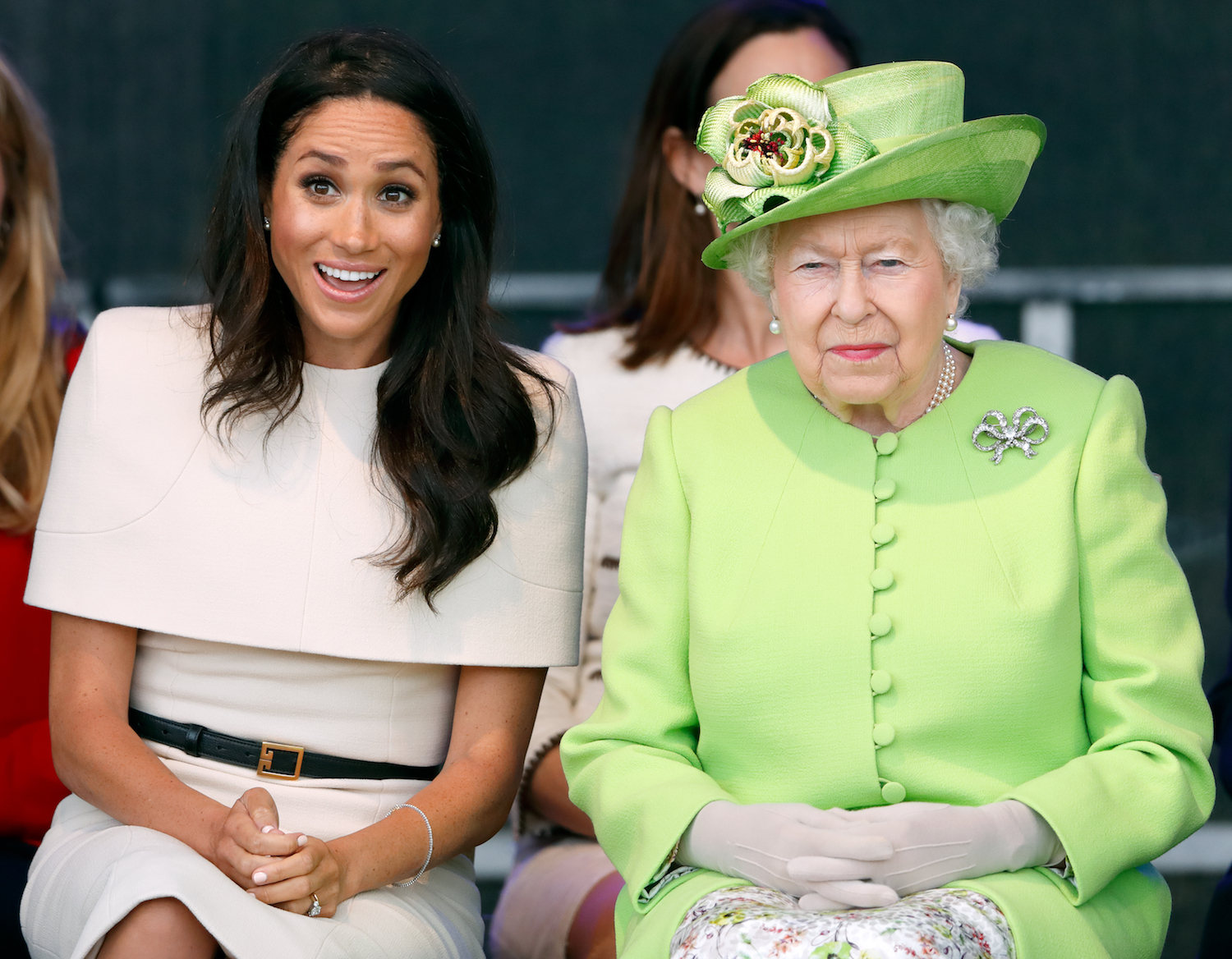The Queen Was Shocked At Meghan Markle Wedding Dress Colour New Idea